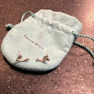Tiffany & Co. T Smile Earrings sterling silver